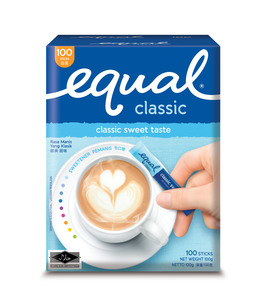 Image of EQUAL Classic Sticks 100/box (12 boxes per carton) GBA code: EQ0002 from Supplybunny.com