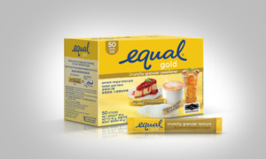 Image of EQUAL Gold Sticks 50/box (12 boxes per carton) GBA code: EQ2001 from Supplybunny.com