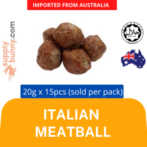 Image of Italian Meatball 20g/pc x 15 pcs per 300g Pack (Sold per Pack) from Supplybunny.com