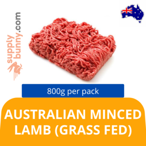 Image of Australian Minced Lamb (Grass Fed) 800g/pack (Sold per Pack) from Supplybunny.com