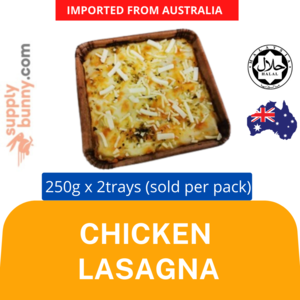 Image of Chicken Lasagna 250g per Tray (2 Trays Per Pack) from Supplybunny.com