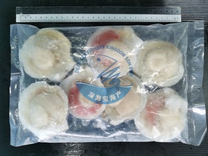 Image of Japan H/S White Scallop Roe XXL Size 6 to 7 Pieces per Pack (Sold per Pack) from Supplybunny.com