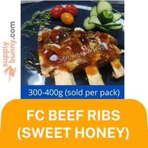Image of Marinated Beef Ribs with Sweet Honey 300g to 400g per Pack (Sold per Pack) from Supplybunny.com
