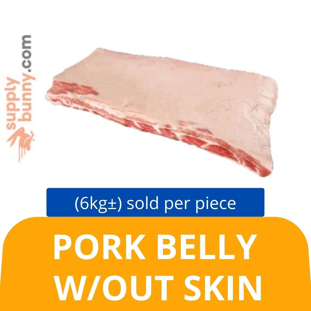Pork Belly Without Skin 6kg+/ per piece (Sold per Piece) — HORECA