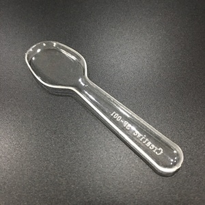 Image of Mini Plastic Spoon 85mm - 500pieces/pack (Sold per pack) Item Code: SP-001 from Supplybunny.com