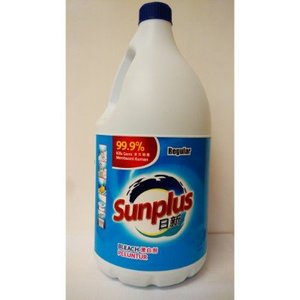 Image of Sunplus Regular Bleach 4L/bottle (4 bottles per carton) from Supplybunny.com