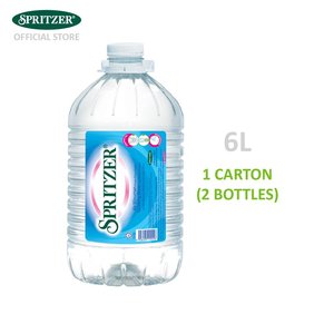 Image of Spritzer Distilled Drinking Water 6L/bottle (2 bottles per carton) from Supplybunny.com