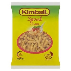 Image of Kimball Spiral Pasta 400g/pack (20 packs per carton) from Supplybunny.com