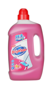 Image of Kizz Brighster Floor Cleaner Floral 2L/bottle (6 bottles per carton) from Supplybunny.com