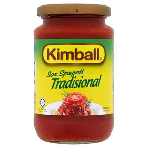 Image of Kimball Traditional Spaghetti Sauce 330g/jar (12 jars per carton) from Supplybunny.com