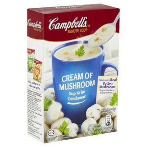 Image of Campbell's Cream Of Mushroom 21.1g x 8 boxes per pack (4 packs per carton) from Supplybunny.com