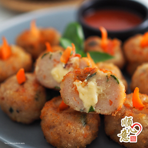 Image of Breadcrumbs with Cheese Filling Chicken Ball 15pcs/pack (sold per pack) 炸起司仙菓球 from Supplybunny.com