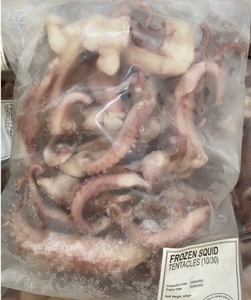 Image of Frozen Squid Tentacles 1kg/pack (sold per pack) from Supplybunny.com