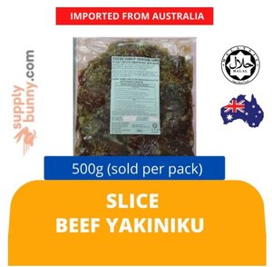 Image of Slice Beef Yakiniku 500g per Pack (Sold per Pack) from Supplybunny.com