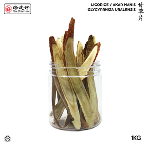 Image of YCH Herbs 甘草片 Licorice / Akar Manis (1KG/pack) (Sold per Pack) from Supplybunny.com