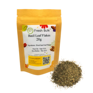 Image of Fresh Bulk Basil Leaf Flakes (20g/pack) (Sold per Pack) from Supplybunny.com