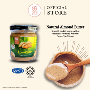 Image of Fresh Bulk Pure Almond Butter / Almond Spread 320g from Supplybunny.com