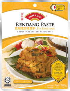 Image of DOLLEE Rendang Paste 200gm/pack ( 12 packs per carton ) GBA P.Code: DOL1003 from Supplybunny.com