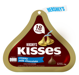 Image of HERSHEY'S Kisses Creamy Milk Chocolate 82gm/pack ( 24 packs per carton ) GBA P.Code: HS13004 from Supplybunny.com