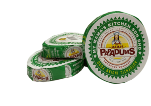 Image of My Mama's Papadums Plain (Traditional Paper pack) 100g per pack (Sold by Pack) from Supplybunny.com