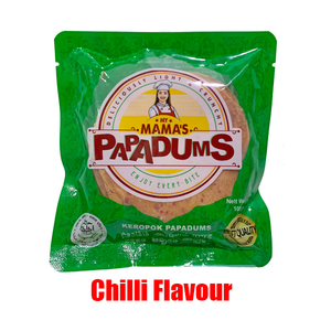 Image of My Mama's Papadums Red Chilli 100g per pack (Sold by Pack) from Supplybunny.com