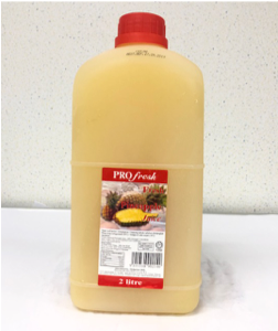 Image of Profresh Pineapple Juice 2 Liter/ bottle x 2 Bottles (sold per bundle) from Supplybunny.com