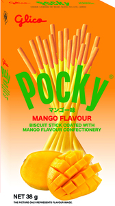 Image of POCKY Mango 38gm/pack (10 packs per carton ) GBA P.Code: PKY0008 from Supplybunny.com
