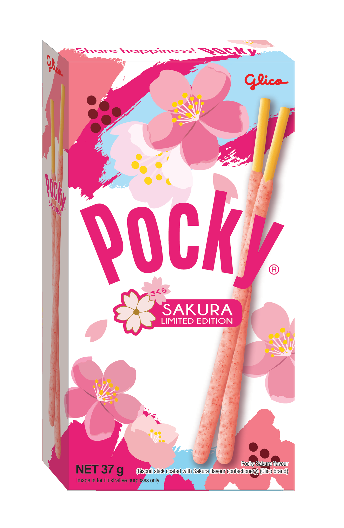 POCKY Sakura 37gm/pack ( 10 packs per carton ) GBA P.Code: PKY0011