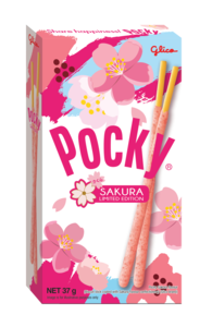 Image of POCKY Sakura 37gm/pack ( 10 packs per carton ) GBA P.Code: PKY0011 from Supplybunny.com
