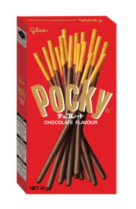 Image of POCKY Chocolate 40gm/pack ( 10 packs per carton ) GBA P.Code: PKY0001 from Supplybunny.com