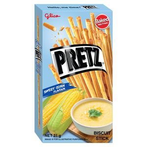 Image of PRETZ Sweet Corn 31gm/pack ( 10 packs per carton ) GBA P.Code: PTZ0002 from Supplybunny.com