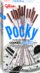 Image of POCKY Cookies & Cream 40gm/pack ( 10 packs per carton ) GBA P.Code: PKY0003 from Supplybunny.com