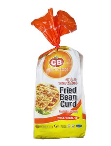 Image of CB Fried Bean Curd Fuzok Thick (50 pieces) (sold per pack) from Supplybunny.com