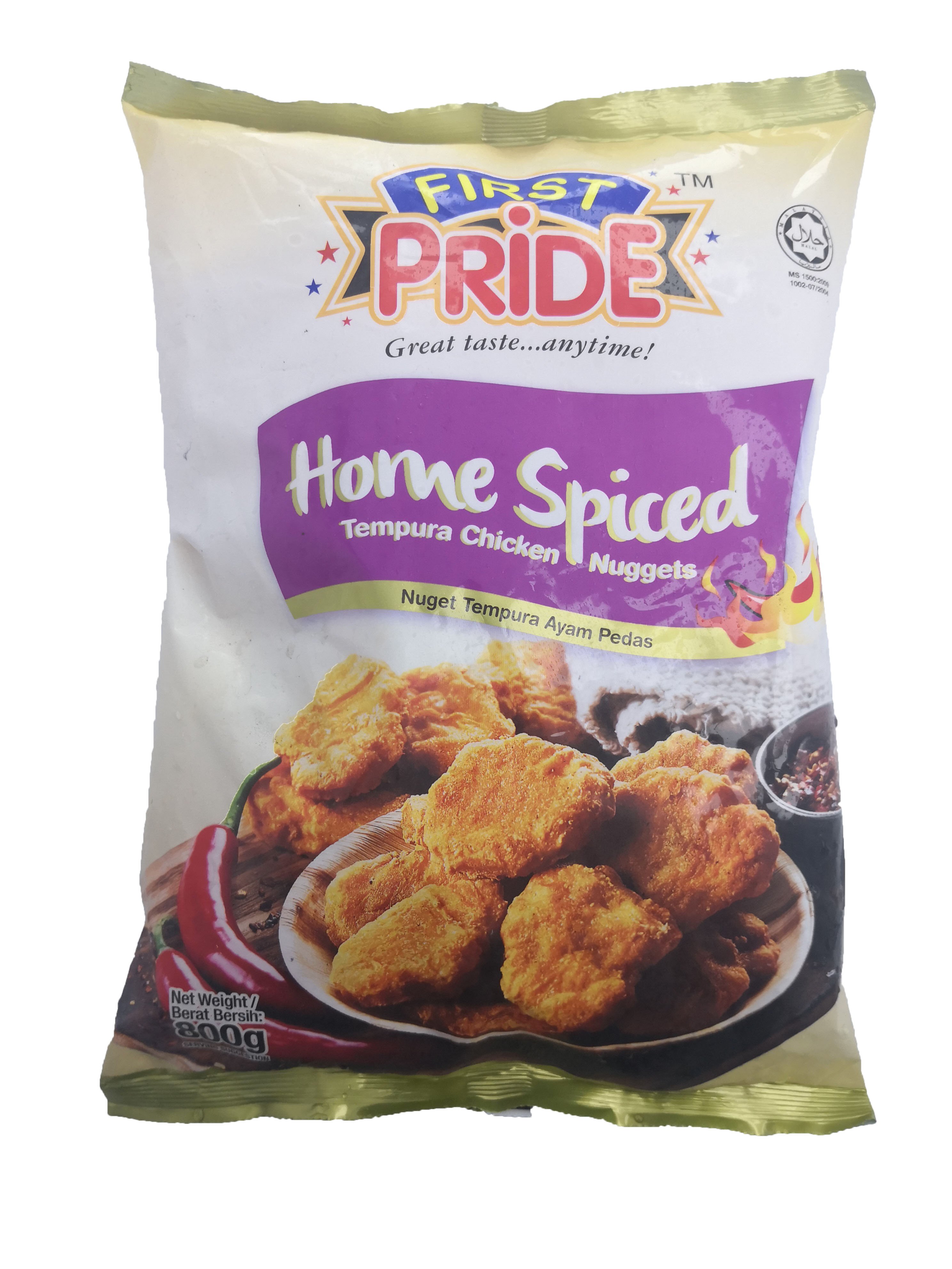 First Pride Tempura Chicken Nugget 800g Spicy Taste 18 Packs Per Carton Horeca Suppliers Supplybunny
