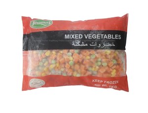 Image of Jitamas Mixed Vegetable 1kg (sold per pack) from Supplybunny.com