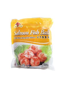 Image of Mushroom Salmon Fish Ball 三文鱼丸500g (sold per pack) from Supplybunny.com