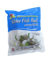 Image of Mushroom's White Fish Ball (S Size) 小白丸 500g (20 packs per carton) from Supplybunny.com