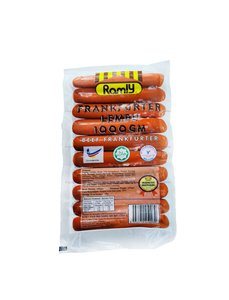 Image of Ramly Beef Frankfurter 1000g （27 - 28unit） (sold per pack) from Supplybunny.com