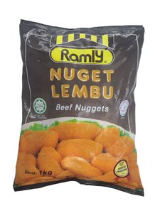 Image of Ramly Beef Nuggets 1000g (12 packs per carton) from Supplybunny.com
