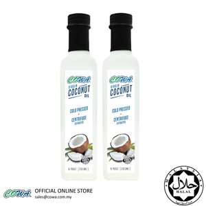Image of COWA Virgin Coconut Oil / Minyak Kelapa Dara 265ml/bottle (2 bottles per bundle) (Sold per Bundle) from Supplybunny.com