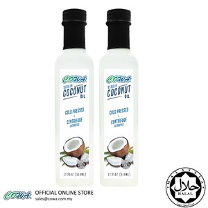 Image of COWA Virgin Coconut Oil / Minyak Kelapa Dara 510ml/bottle (2 bottles per bundle) (Sold per Bundle) from Supplybunny.com