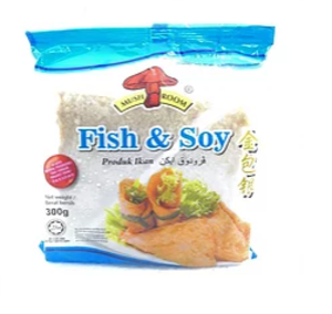 Image of Mushroom's Fish & Soy 金包银 300g (30 packs per carton) from Supplybunny.com