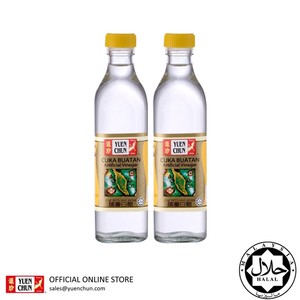 Image of YUEN CHUN Map of Malaysia Artificial Vinegar/ Cuka Buatan Cap Peta Malaysia 375ml/bottle (2 bottles per bundle) (Sold per Bundle) from Supplybunny.com