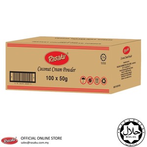 Image of RASAKU Coconut Cream Powder/Serbuk Krim Kelapa 50g/pack (100 packs per carton) (Sold per Carton) from Supplybunny.com