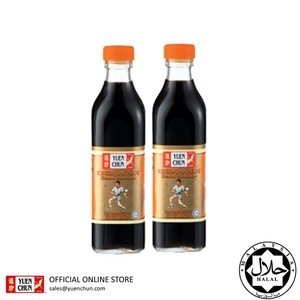 Image of YUEN CHUN Badminton Thick Caramel Sauce/Kicap Pekat Manis 375ml/bottle (2 bottles per bundle) (Sold per Bundle) from Supplybunny.com