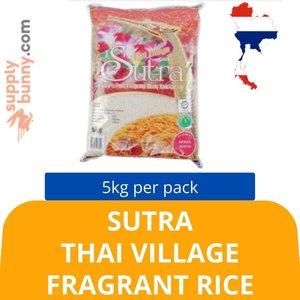 Image of Sutra Thai Village Fragrant Rice (5kg) Imported: Thailand 泰国佛经香米 from Supplybunny.com