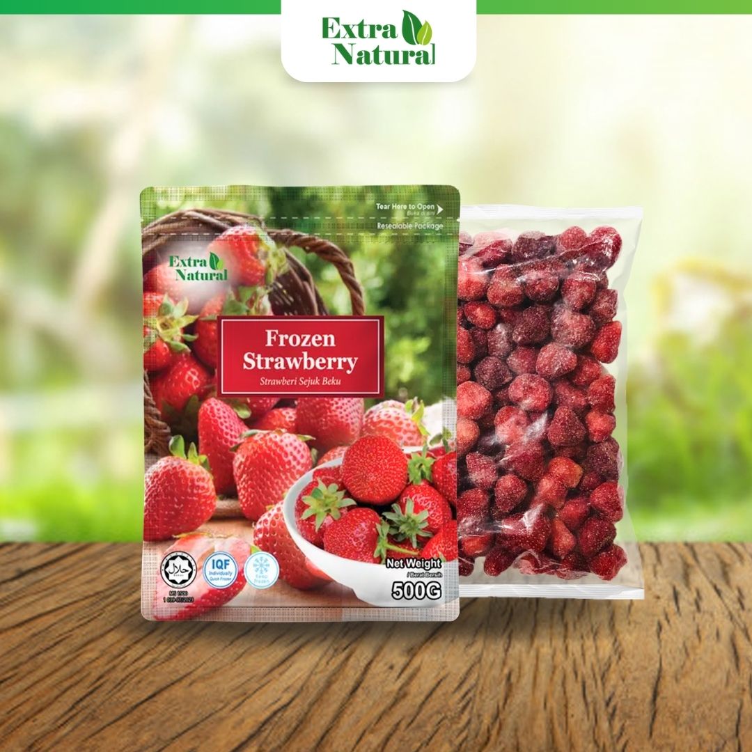 Extra Natural] IQF Frozen Strawberry 500g/pack