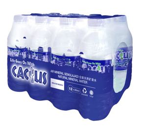 Image of Cactus Mineral Water (Shrink Wrap) 350ml per Bottle x 12 (Sold per Carton) from Supplybunny.com