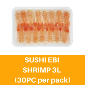 Image of Sushi Ebi Shrimp 30 PC (sold per pack) 壽司蝦 Udang Sushi from Supplybunny.com