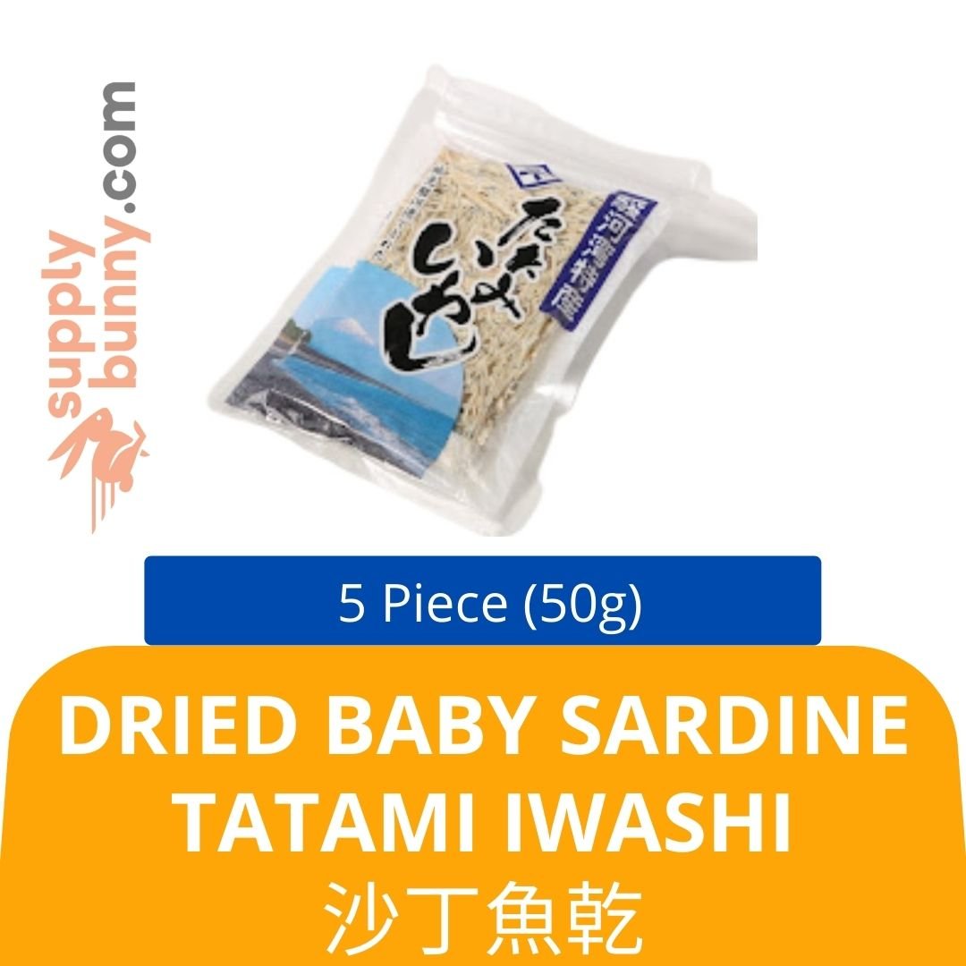 Dried Baby Sardine Tatami Iwashi 5 Piece (50g) Senri Seafood Sardin